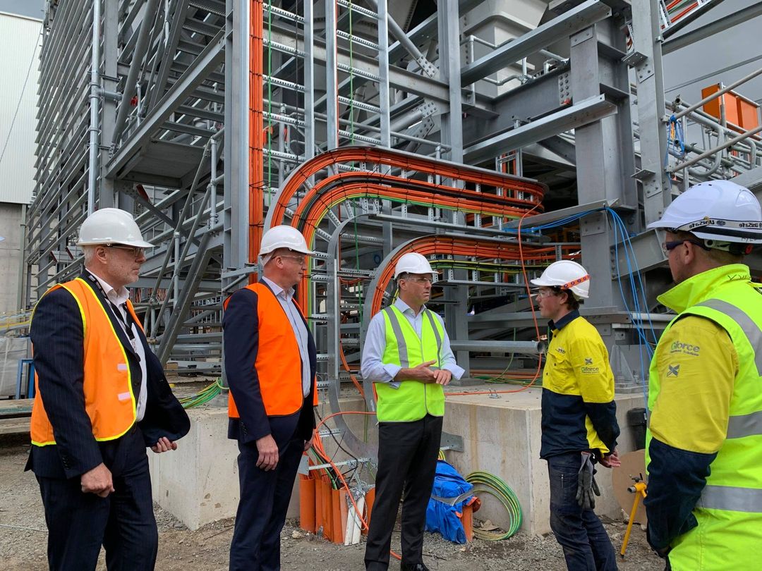 Poul Bottern, Group CEO of IntoWork Australia, caught up with the Hon Richard Marles MP, local member and Shadow Minister for Skills, at the new Boral site in Geelong