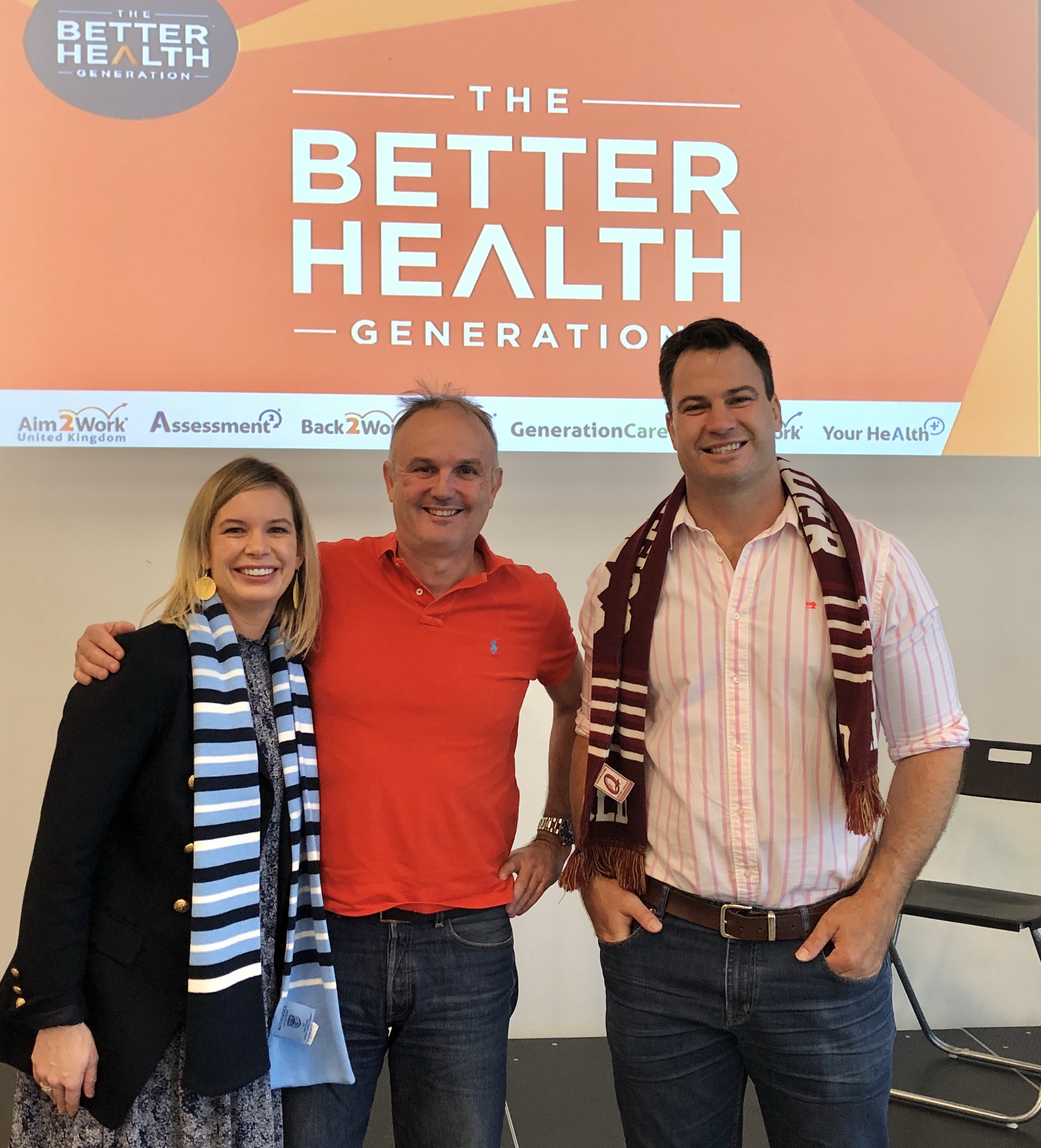 Dr Kylie Henderson, David Shillington and Brenden Brien at the Brisbane Business Hub